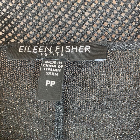 Eileen Fisher Waterfall Merino Wool Blend Cardigan - Picture 6 of 6